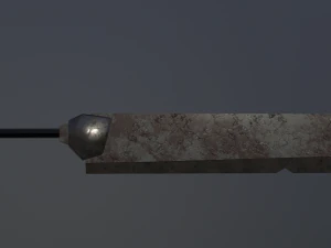 low poly sword 3D Model