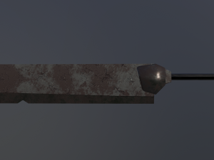 low poly sword 3D 模型