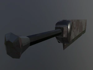 low poly sword 3D Model