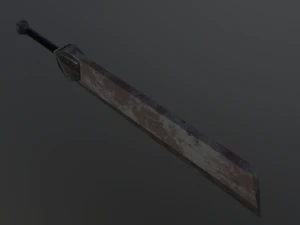 low poly sword 3D Model