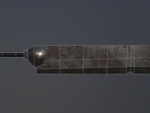 low poly sword 3D 模型