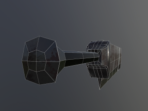 low poly sword 3D 模型