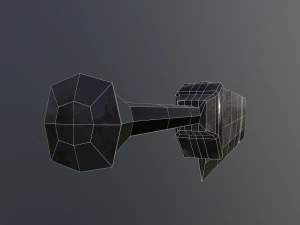 low poly sword 3D Model