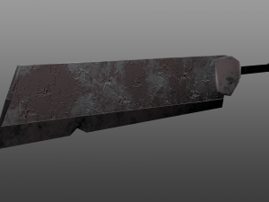 low poly sword 3D 模型