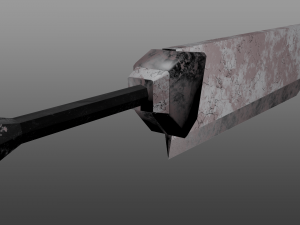 low poly sword 3D 模型