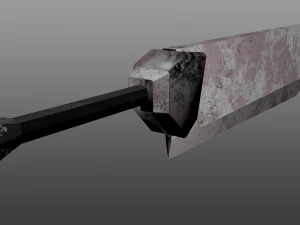 low poly sword 3D Model