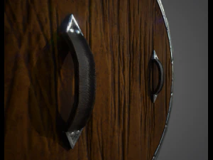 low poly shield 3D Model