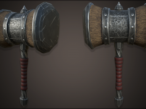 stylazed 3d hammer 3D Model