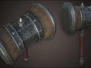 stylazed 3d hammer 3D 모델