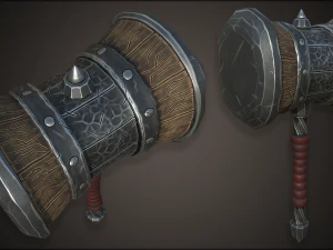 stylazed 3d hammer 3D Model