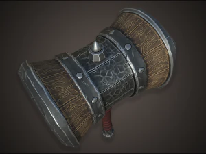 stylazed 3d hammer 3D Model