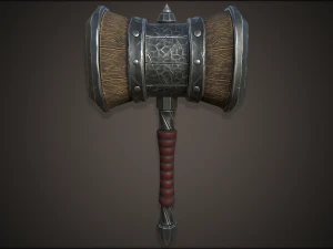 stylazed 3d hammer 3D Model