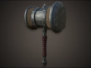stylazed 3d hammer 3D Model