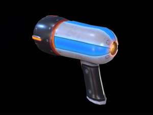 sci-fi cartoon blaster 3D 模型