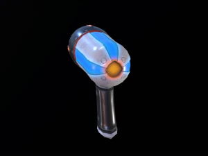 sci-fi cartoon blaster 3D Model
