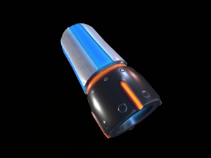 sci-fi cartoon blaster 3D 模型