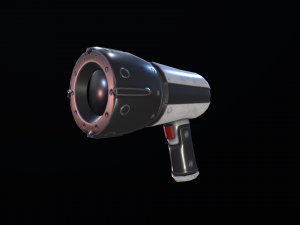 sci-fi cartoon blaster 3D 模型