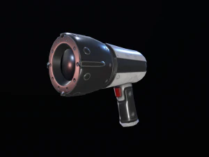 sci-fi cartoon blaster 3D Model