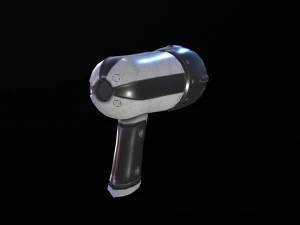 sci-fi cartoon blaster 3D Model
