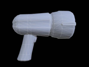 sci-fi cartoon blaster 3D Model
