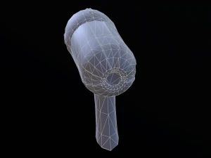 sci-fi cartoon blaster 3D Model