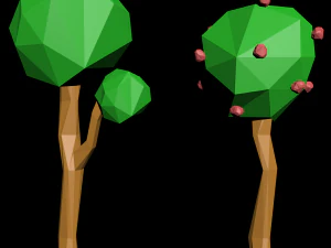 деревья 3D Модель