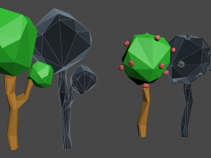 trees 3D Модель