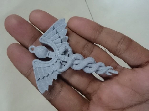 caduceus 3D Print Model .c4d .max .obj .3ds .fbx .stl .blend 