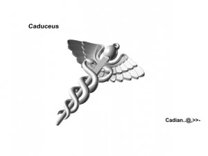 caduceus 3D Print Model
