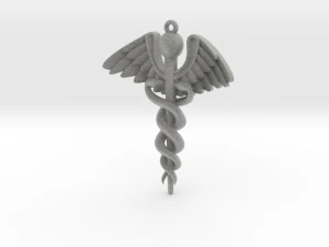 caduceus 3D Print Model