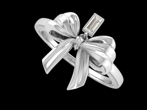 bow ring ribbon 3D Print Model