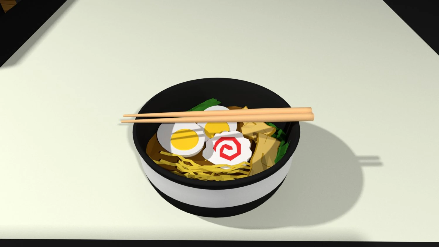 ramen 3D Model .c4d .max .obj .3ds .fbx .stl .blend