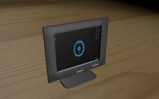 monitor Modèle 3D .c4d .max .obj .3ds .fbx .stl .blend 
