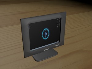 monitor Model 3D