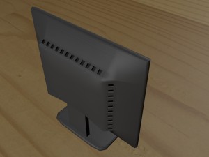 monitor Modèle 3D