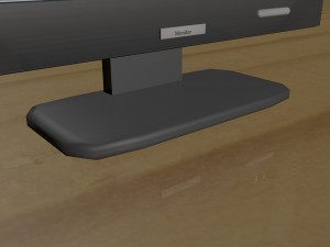 monitor Modèle 3D