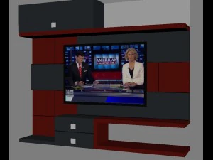 TV 장치 3D 모델