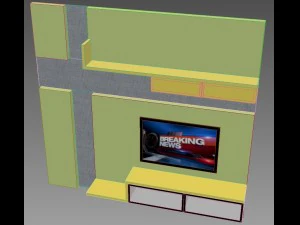 телевизор в спальне 3D Модель