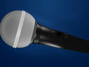 माइक्रोफ़ोन 3D मॉडल