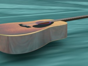 guitar Modelo 3D
