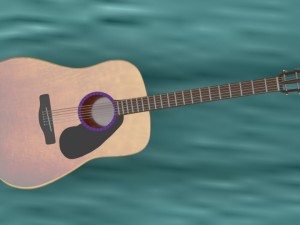 guitar Modelo 3D