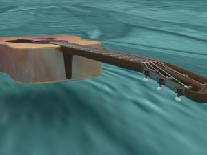 guitar Modelo 3D