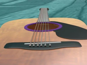 guitar 3D Model