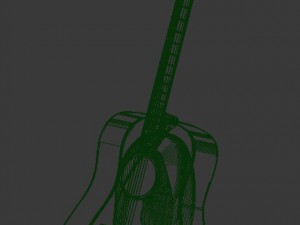guitar Modelo 3D