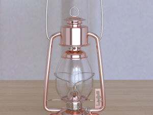 kerosene lamp 3D Модель