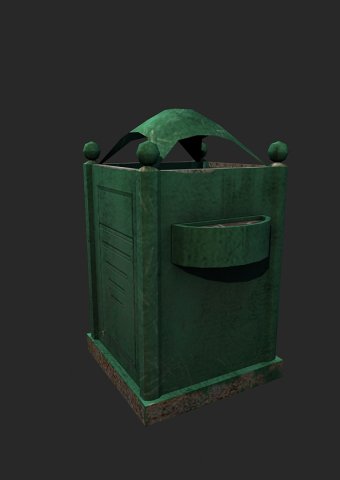 trashcan 3D Model .c4d .max .obj .3ds .fbx .stl .blend 