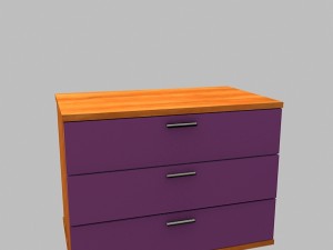 drawer 3D 모델