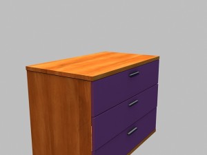 drawer 3D 모델