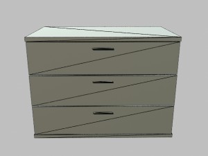 drawer 3D 모델
