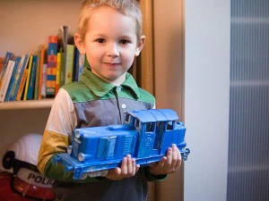 Модель локомотива дизель-01, подходящая для лего-гусениц 3D Принт Модель